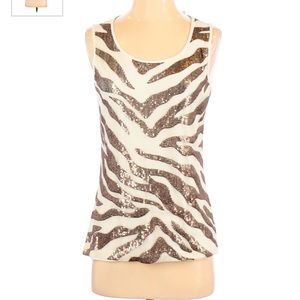 Chico’s animal print top NWOT